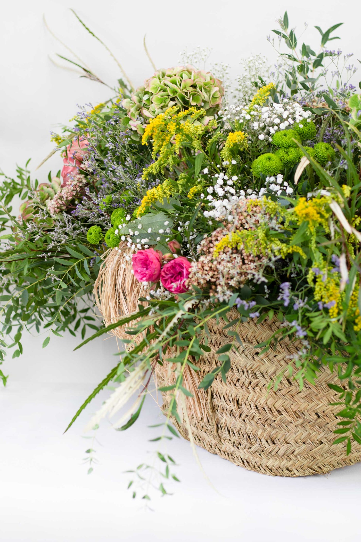 Giant basket of fresh flowers BIG SURPRISE